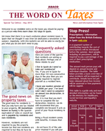 Ábaco Newsletter May 2012 - Special Tax Edition